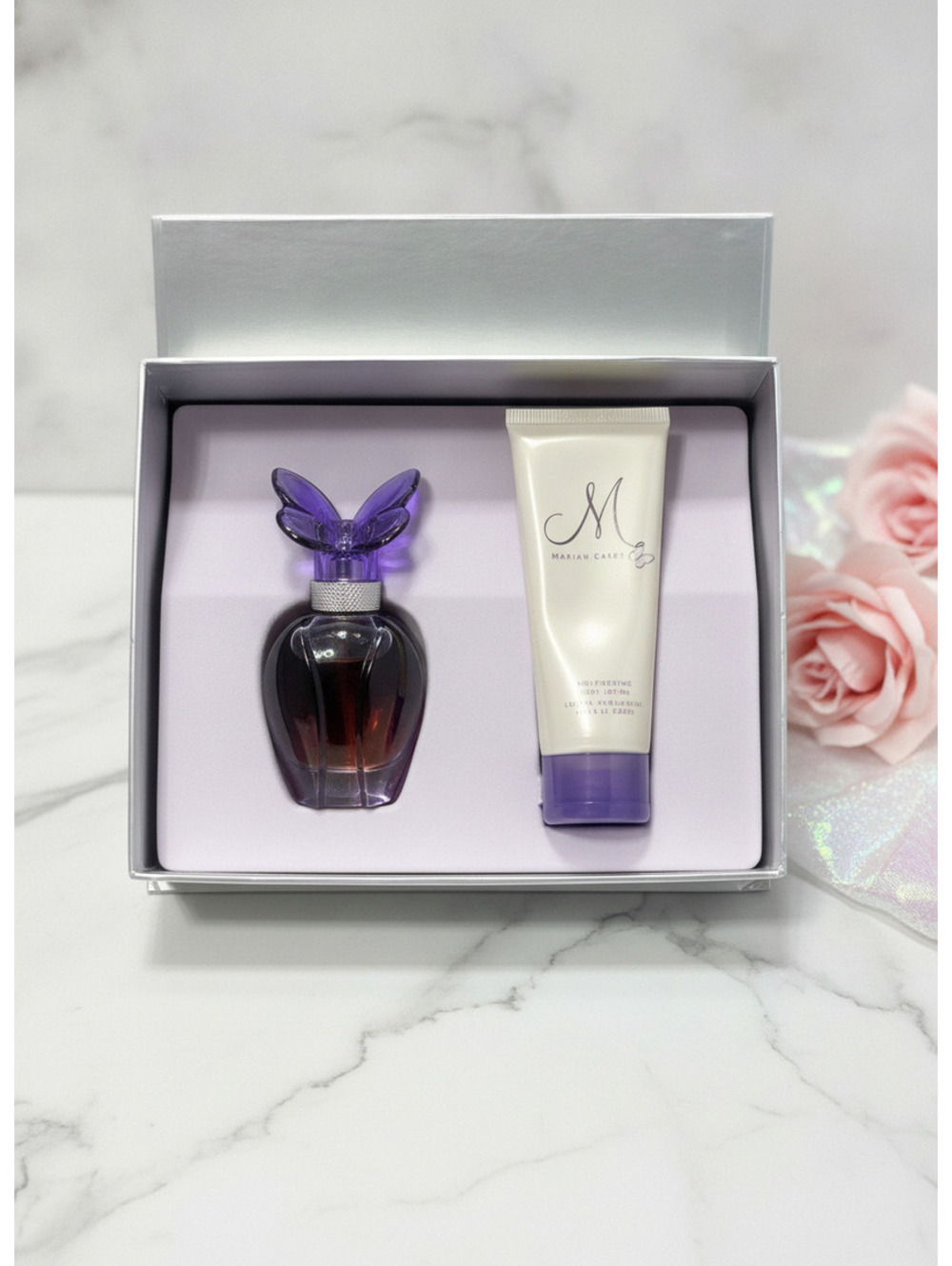 M By Mariah Carey Fragrance Gift Set with Perfume and Moisturizing Body Lotion